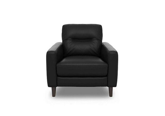 World of Leather - Jules BV Leather Chair - Classic Black