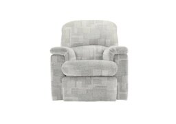 G Plan - Chloe Small Fabric Manual Recliner Armchair - Lydia Blush