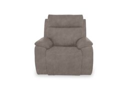 Aero Fabric Power Recliner Chair with Power Headrest and Heated Seat - Marble Charcoal Grey