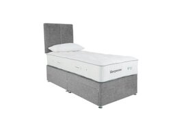 Sleepeezee - Natural Touch 3000 Divan Set with 2 Drawers - Single - Tweed Grey