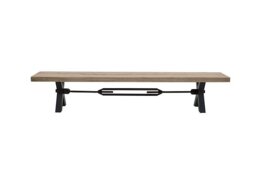 Bodahl - Terra Dining Bench with Tension Bolt X-Leg - 180-cm - Vintage Grey