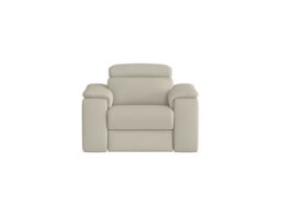 Nicoletti - Davide Leather Power Recliner Chair - Torello Ice