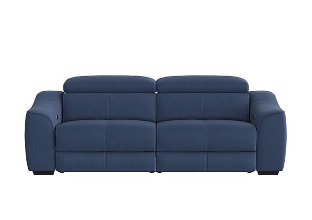 Elixir 3 Seater Fabric Power Recliner Sofa - Blue