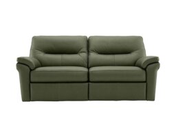 G Plan - Seattle 3 Seater Leather Sofa - No Recliner