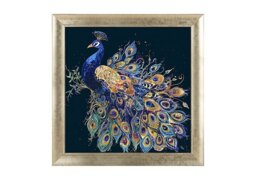 Opulent Peacock Framed Picture