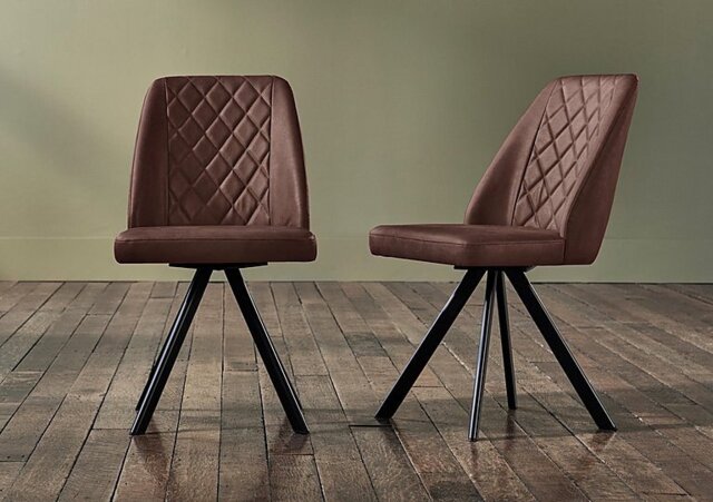 Jupiter Set of 4 Swivel Dining Chairs