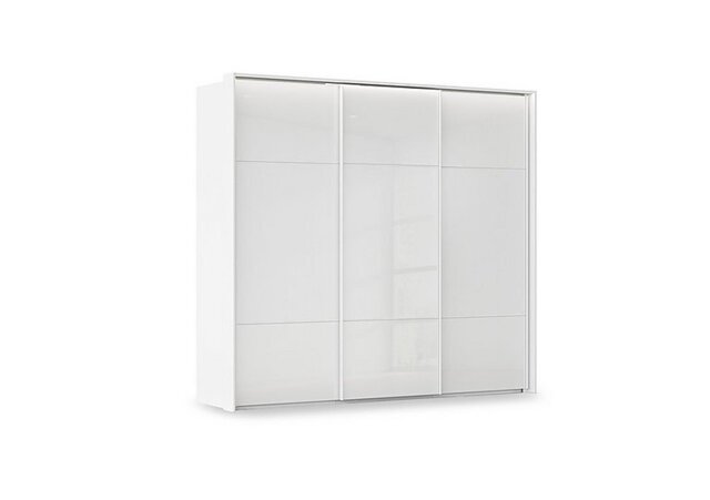 Rauch - Haven 250cm 3 Door Slider Wardrobe with Glass Doors and Lights