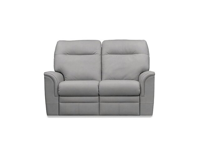 Parker Knoll - Hudson 23 Leather 2 Seater Sofa - Roma Steel