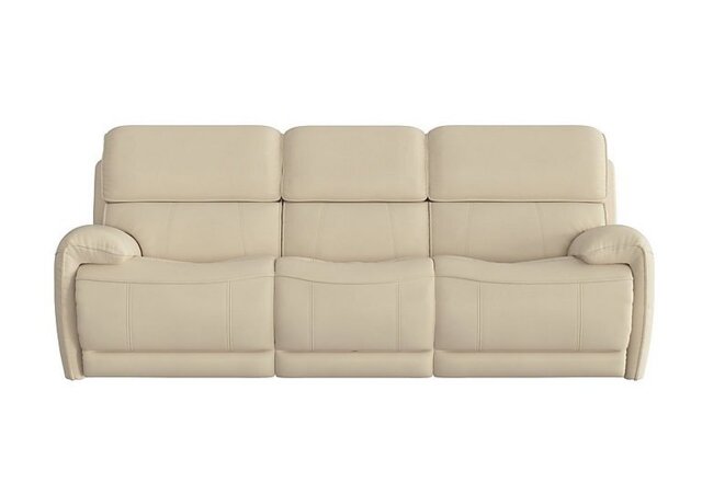 World of Leather - Link 3 Seater Leather Power Recliner Sofa with Power Headrests - BV Bisque - Sofas and Armchairs - In Time for Christmas