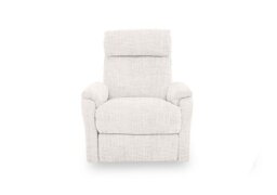 Compact Collection Titch Fabric Power Recliner Chair - Frost