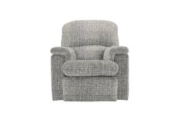 G Plan - Chloe Small Fabric Manual Recliner Armchair - Shore Slate