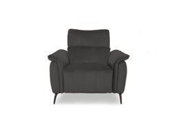 Jude Fabric Power Recliner Chair with Power Headrest and Power Lumbar - Opulence Granite
