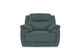 World of Leather - Touch Leather Armchair - BV Lake Green