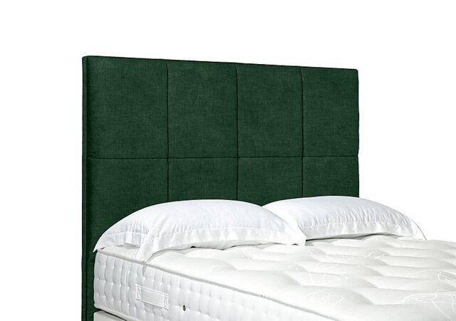 Artisan Collection Titan High Floor Standing Headboard - King Size - Tormaline Green