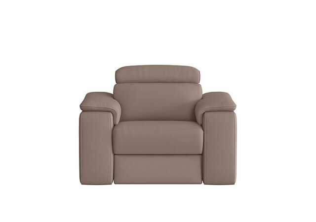 Nicoletti - Davide Leather Armchair - Botero Taupe