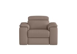 Nicoletti - Davide Leather Armchair - Botero Taupe