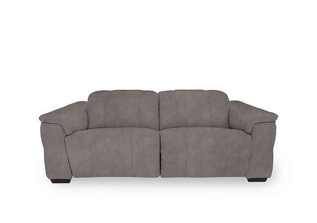 Inca Fabric 3 Seater Power Recliner Sofa with Power Headrests - Dexter Mocha