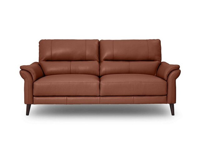 Winner 3 Seater Leather Sofa - Butterscotch