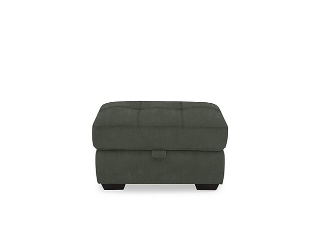 Dinky Fabric Large Storage Footstool - Manhattan Pine
