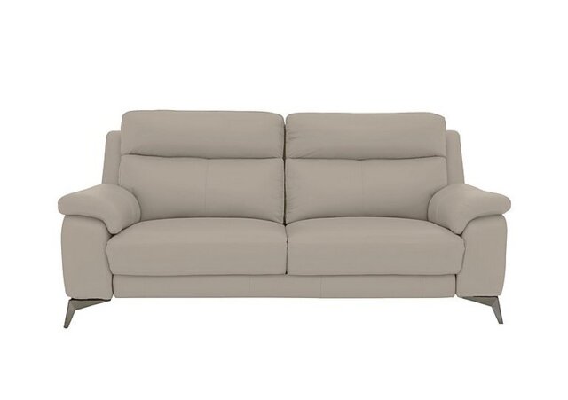 World of Leather - Missouri 3 Seater BV Leather Sofa - Silver Grey
