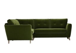 The Lounge Co. - Hermione Fabric Corner Sofa - Woodland Moss