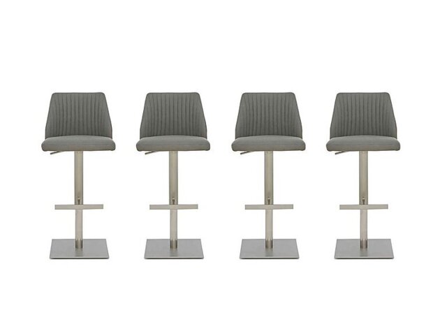 Grigio Set of 4 Swivel Bar Stools