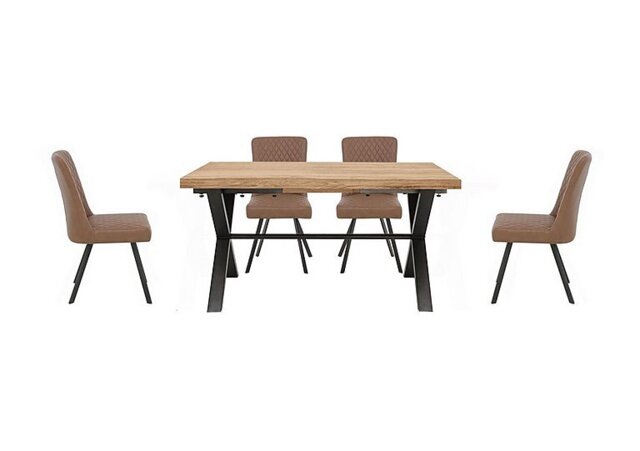 Earth Small Dining Table and 4 Chairs
