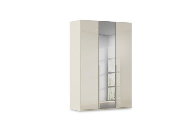 Rauch - Haven 151cm 3 Door Hinged Wardrobe with 2 Glass Doors and 1 Mirror Door
