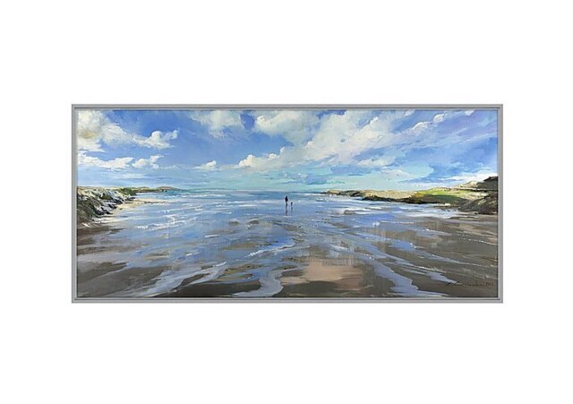 Low Tide Framed Canvas