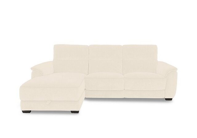 Saffron Fabric 3 Seater Power Recliner Sofa with Storage Left Hand Facing Chaise End