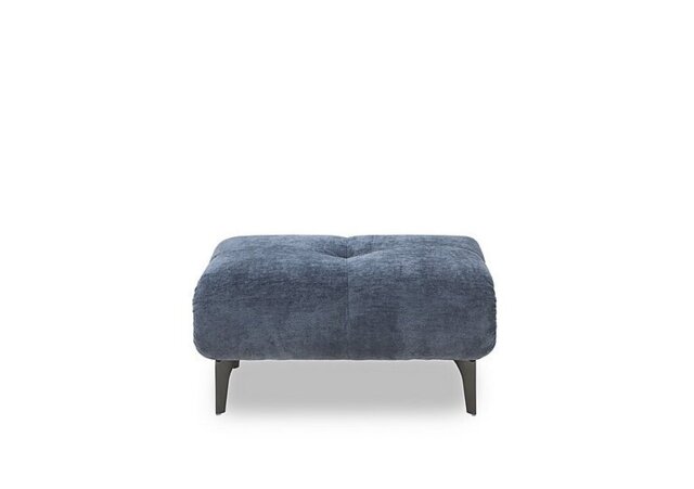 Ideal Home - Sienna Fabric Large Footstool - Hudson Ocean