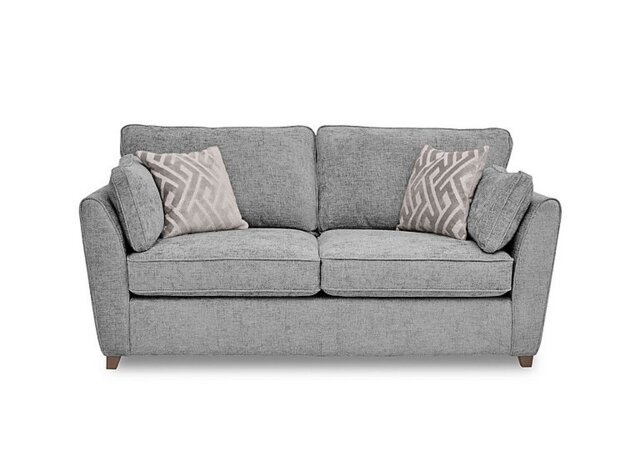 Tabitha 3 Seater Sofa Bed - Silver