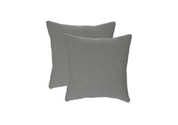 The Lounge Co. - Pair of Small Scatter Cushions - Earl Grey