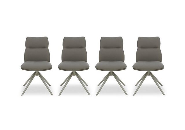 Diva Set of 4 Swivel Dining Chairs