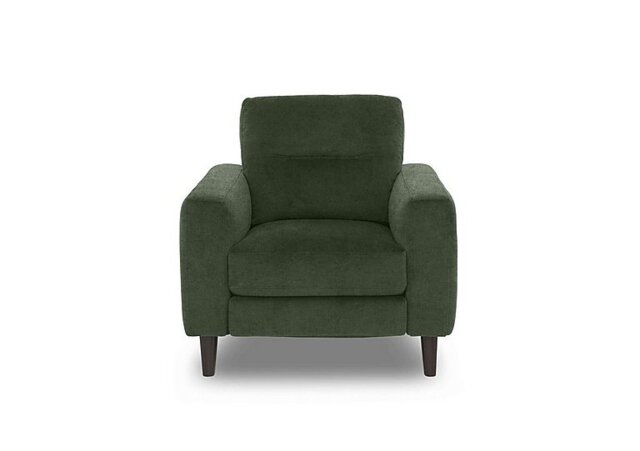 Jules Fabric Power Recliner Chair - Olive Green