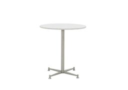 Cortina Round Dining Table - 80-cm - Bianco Miami Quartz