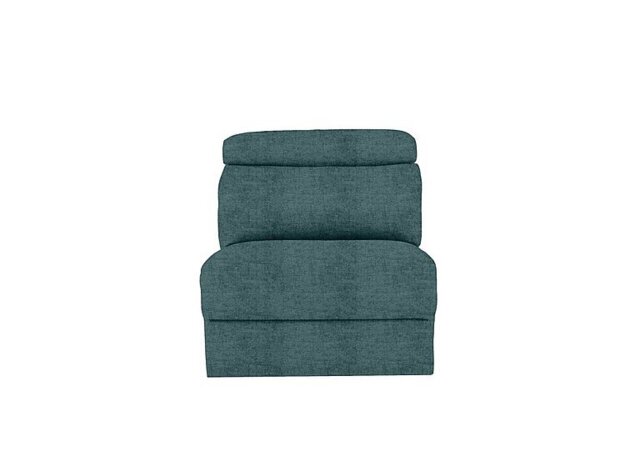 Nicoletti - Davide Fabric Armless Unit - Baobab Blue