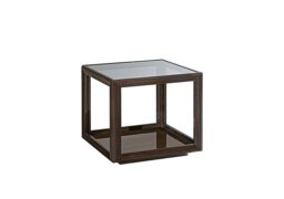 Palazzo Lamp Table - Dark Walnut