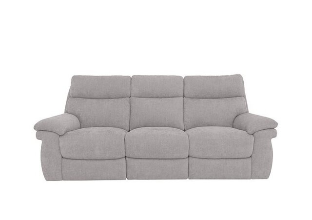 Comfort Story - Serene 3 Seater Fabric Power Recliner Sofa - R27 Pewter