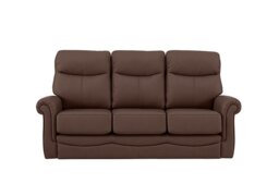 G Plan - Avon Small 3 Seater Leather Sofa - Capri Oak