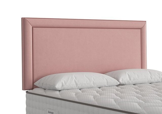 Silentnight - Fauna Strutted Headboard - Double - Luxury Dusty Pink