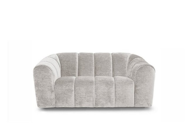 Rhianna 2 Seater Fabric Sofa - Lead Grey