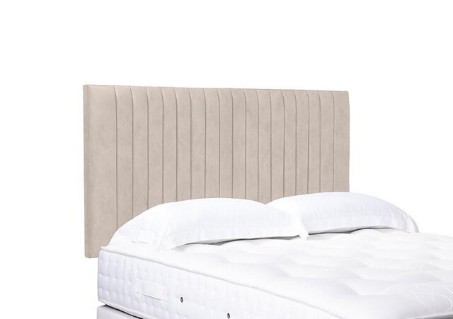 Artisan Collection Cadenza High Strutted Headboard - King Size - Sandstone Pearl