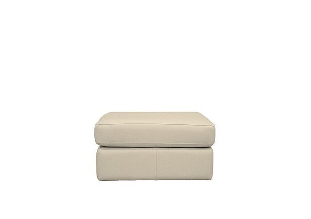 G Plan - Seattle Leather Storage Footstool - Cambridge Stone