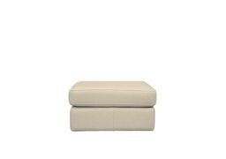 G Plan - Seattle Leather Storage Footstool - Cambridge Stone