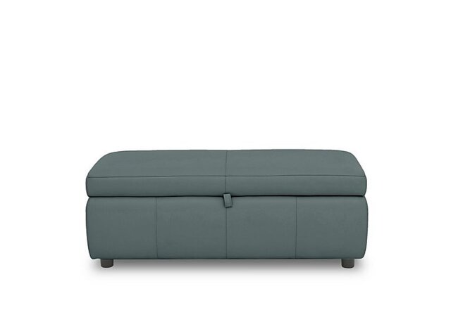 World of Leather - Tyrell 120cm NC Leather Blanket Box - NC Lake Green