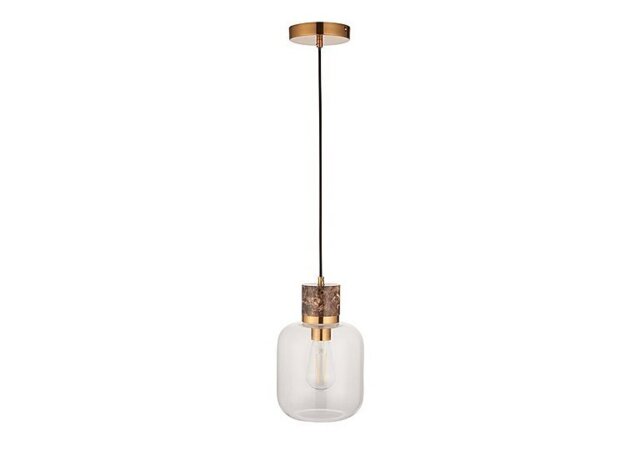 Travi 1 Light Ceiling Pendant - Dark Brown