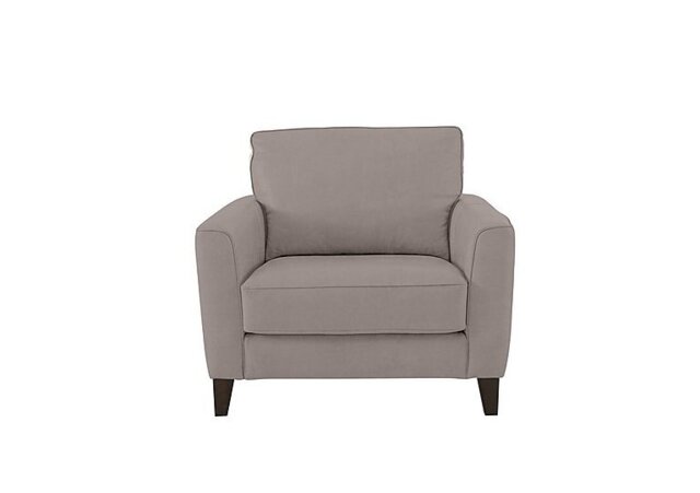 Ideal Home - Brondby Fabric Armchair - Silver