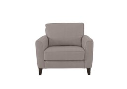 Ideal Home - Brondby Fabric Armchair - Silver