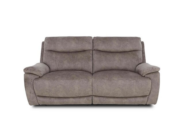 Sloane 3 Seater Fabric Sofa - Marble Charcoal Grey